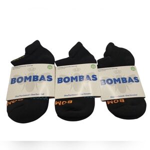 Bombas Black Ankle‎ Socks New Size Xs Lot Of 3